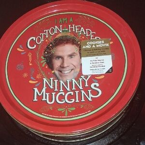 Elf Red Tin with Will Ferrell Design